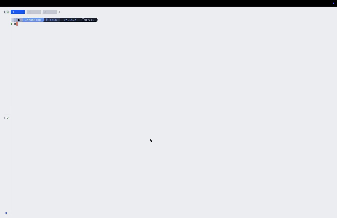 Honemsg mejorando un mensaje de Slack en español