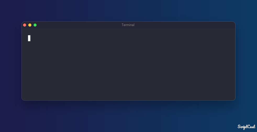scriptcast demo