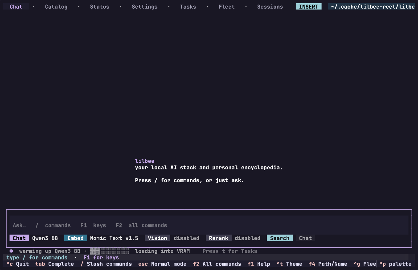 walk every settings pane without leaving the terminal