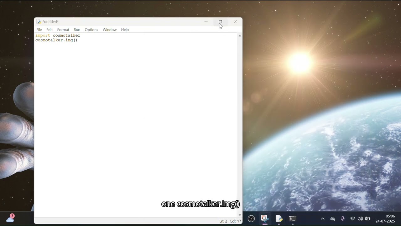 CosmoTalker Demo Video