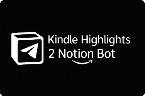 Kindle Highlights 2 Notion Bot banner