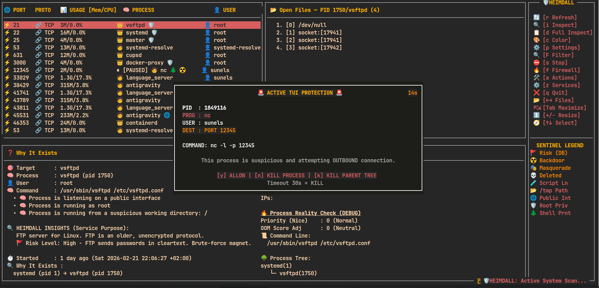 Desktop notification