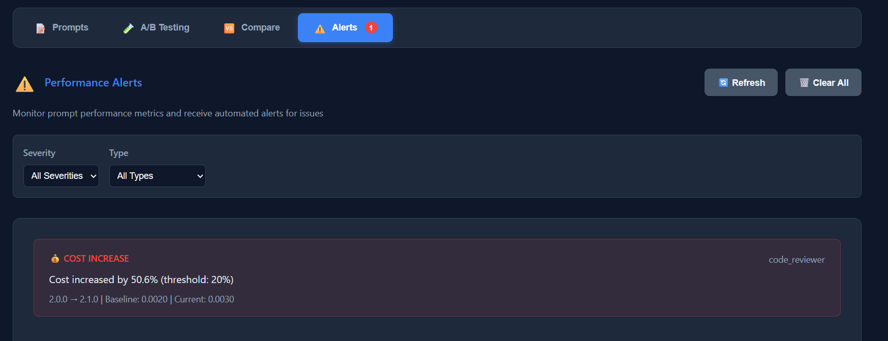 Alerts System
