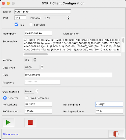 ntrip config widget screenshot