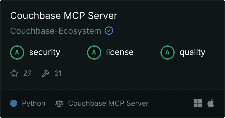 Couchbase Server MCP server