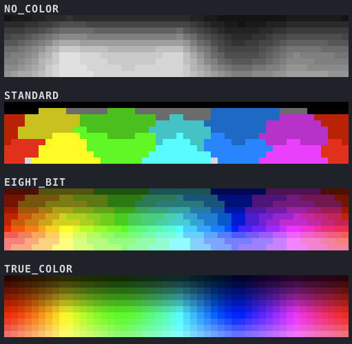 Color grid example