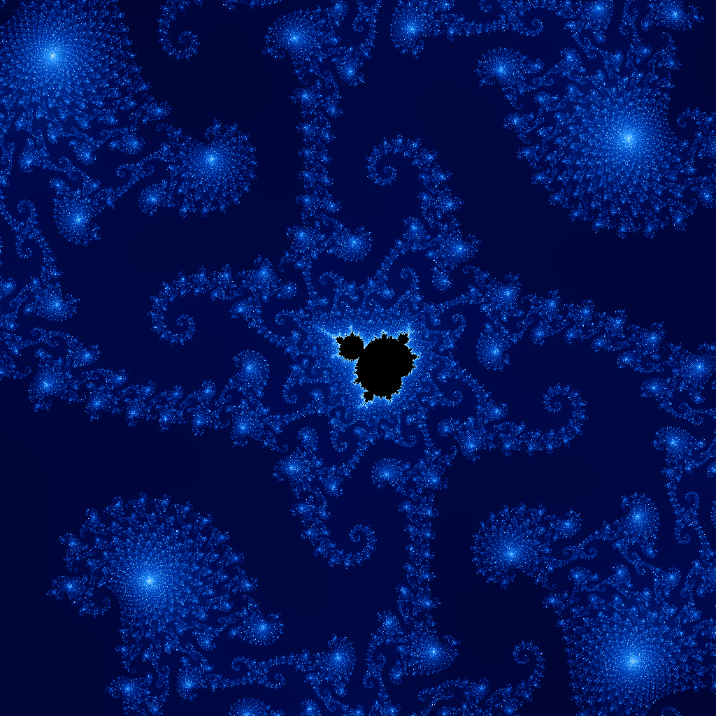Seahorse Valley in electric blue