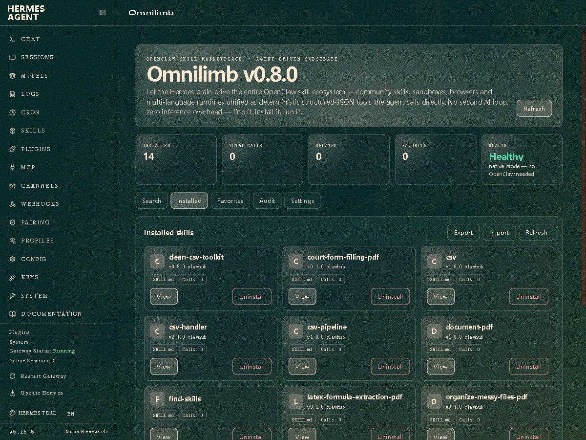 Installed-skills management