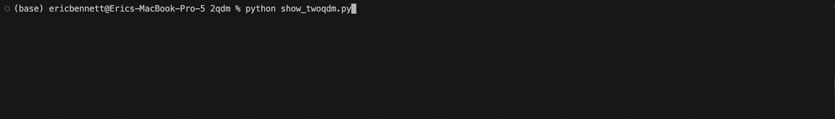 twoqdm terminal progress demo