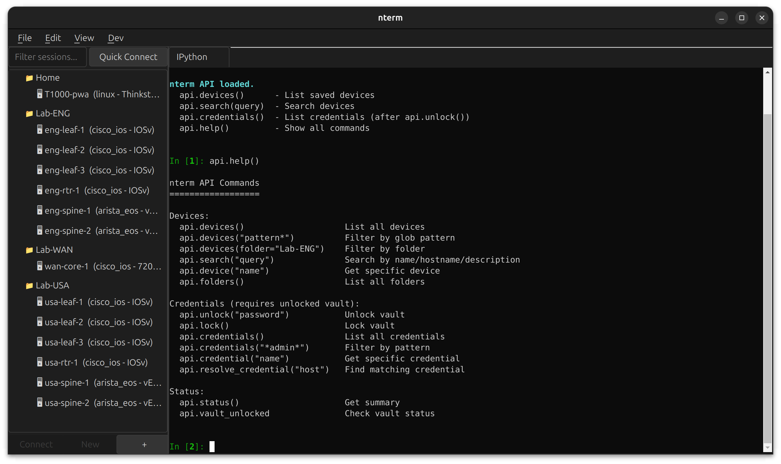 IPython Console