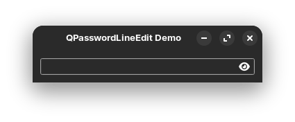 QPasswordLineEdit