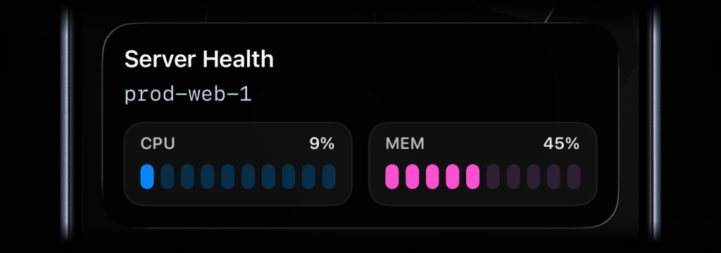 Metrics stream example