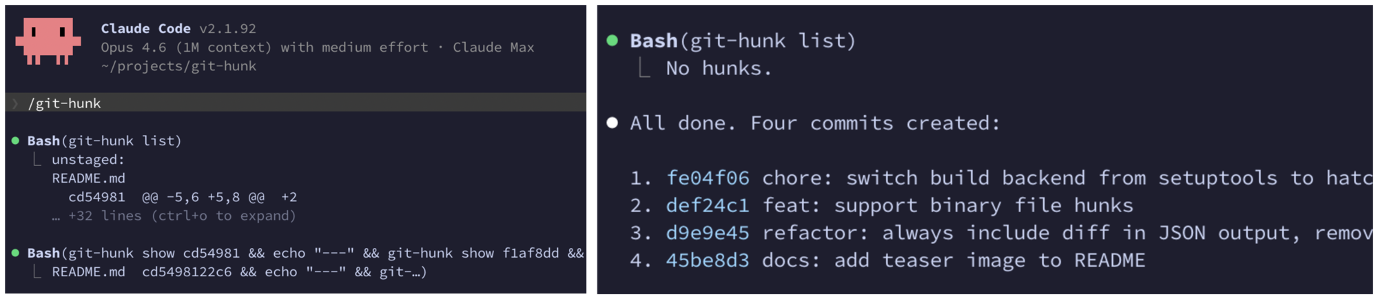 git-hunk teaser