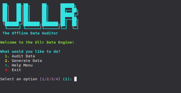 Ullr Interactive Menu