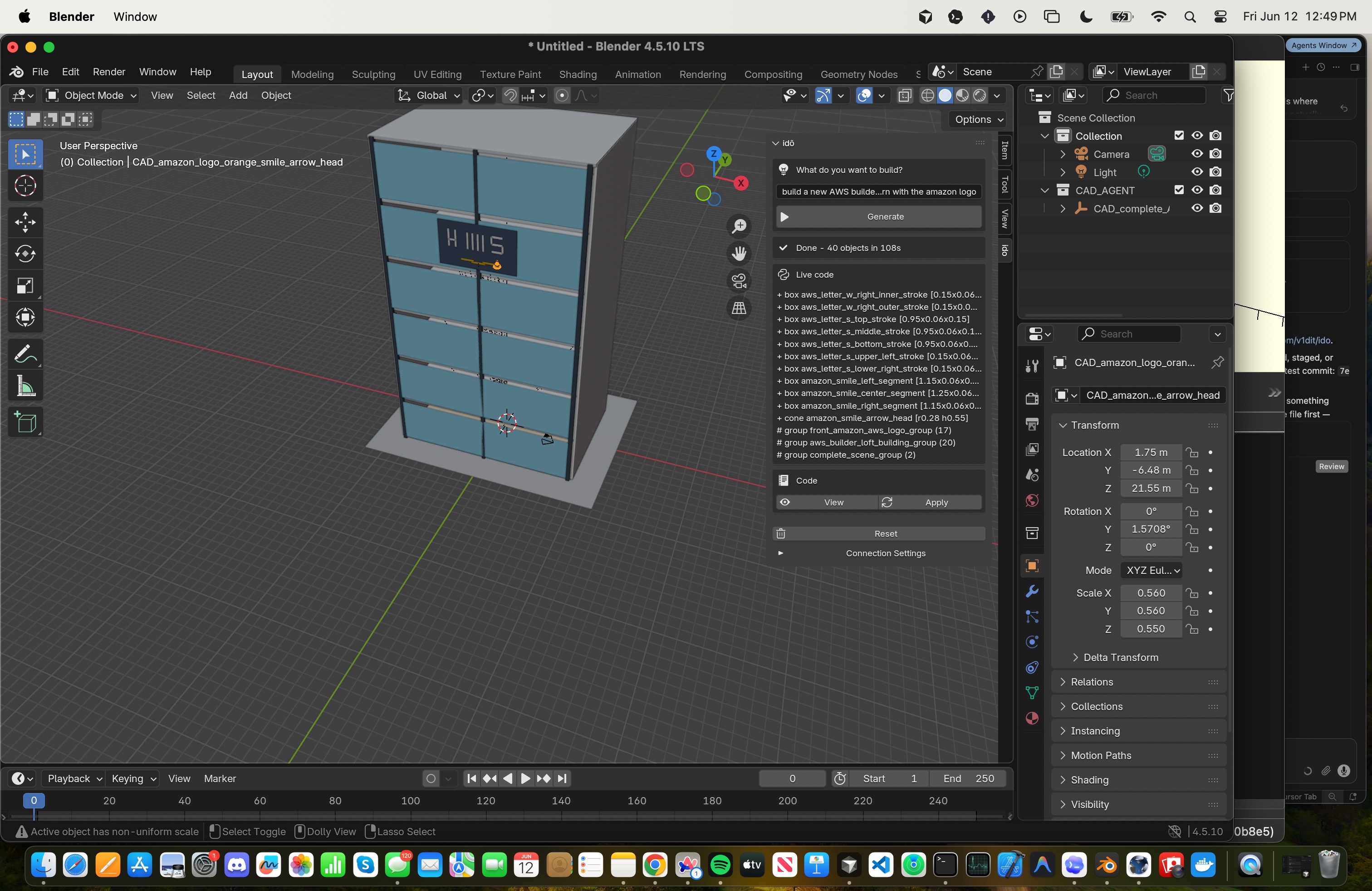 Blender example 3