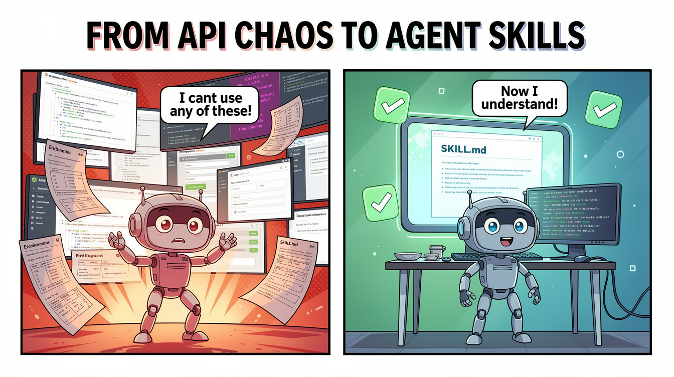 From API Chaos to Agent Skills