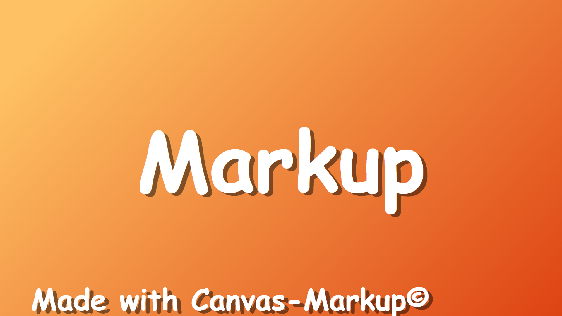 Canvas markup pypi