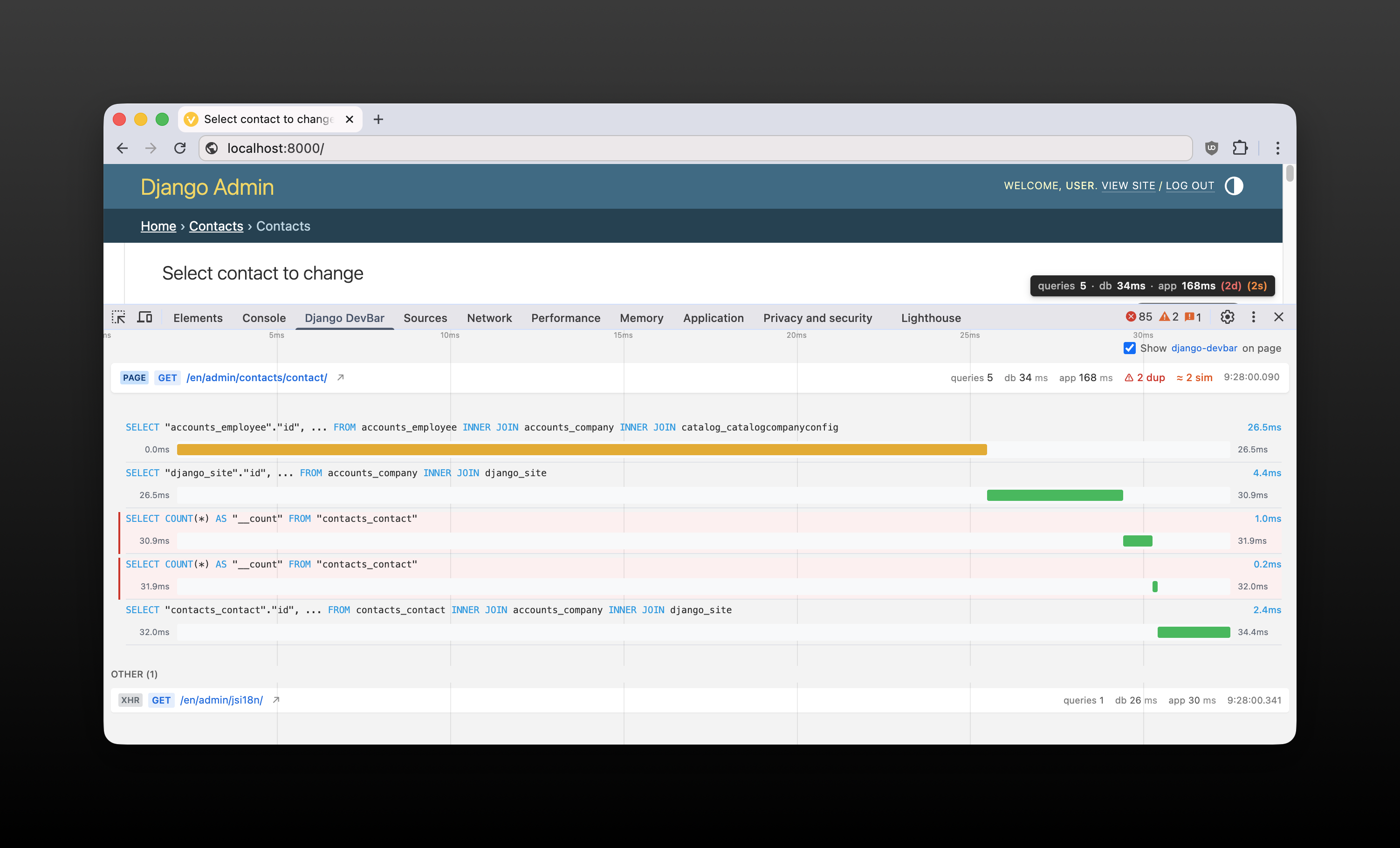 Chrome DevTools extension