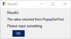 popup gettext response