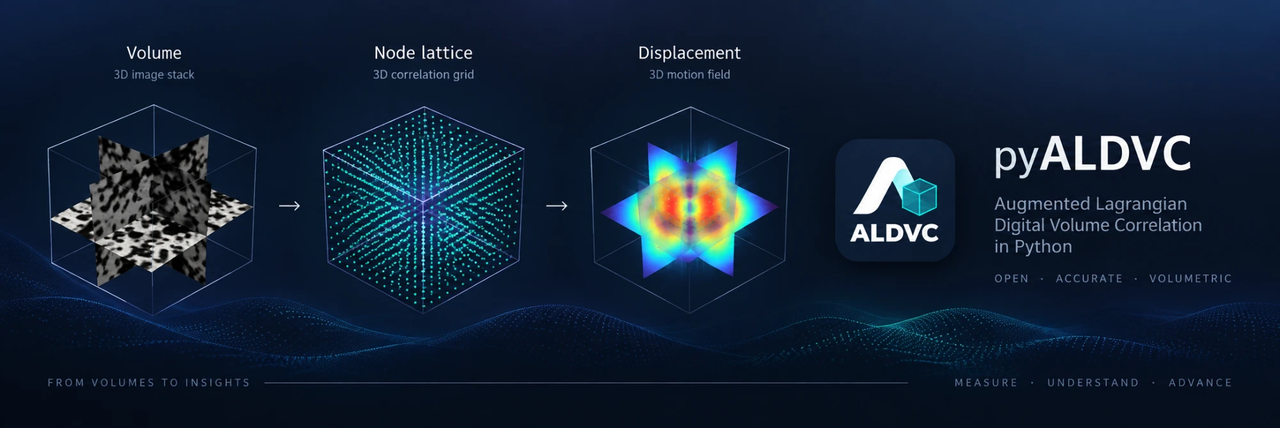 pyALDVC: augmented Lagrangian digital volume correlation in Python