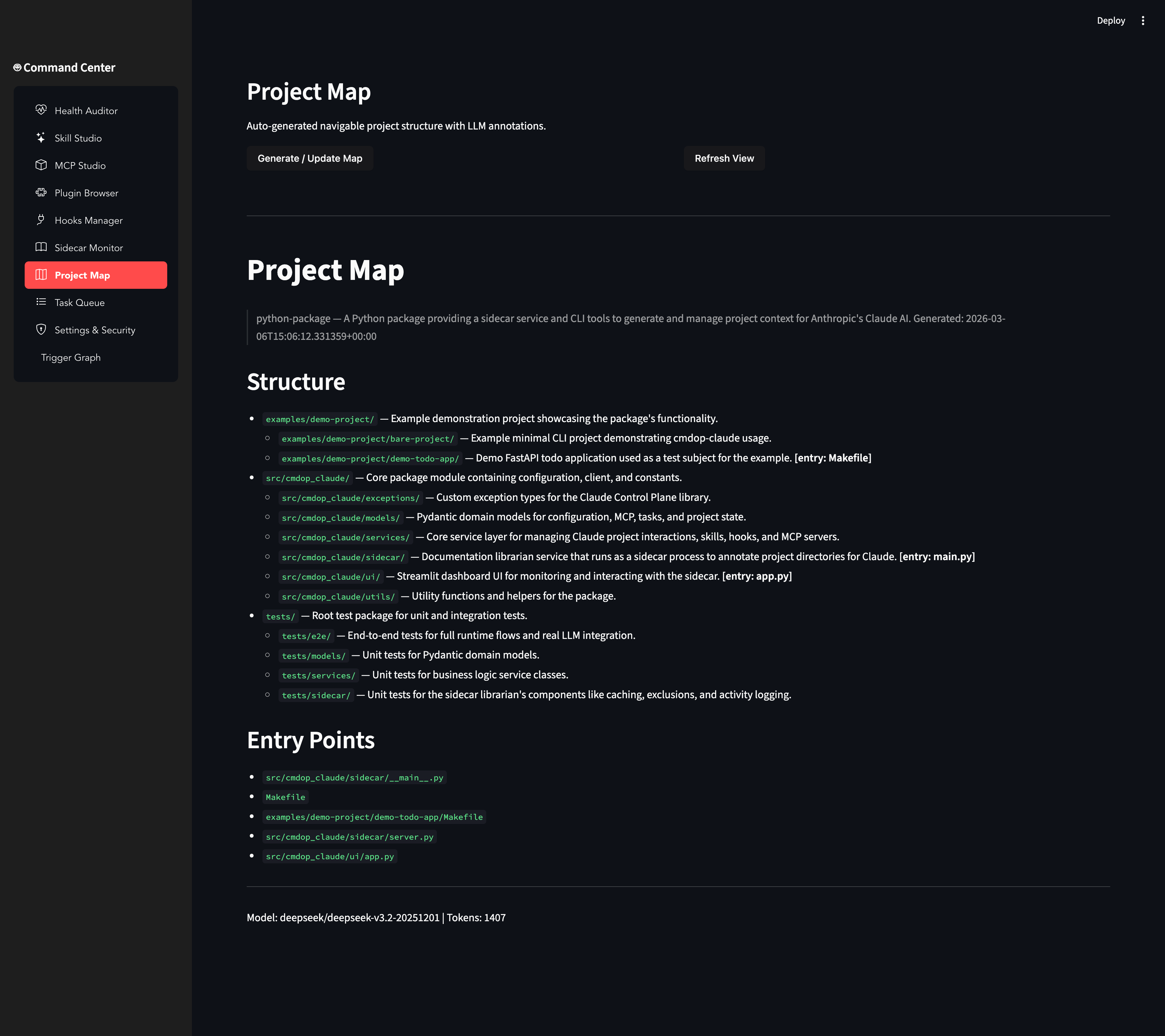 Project Map
