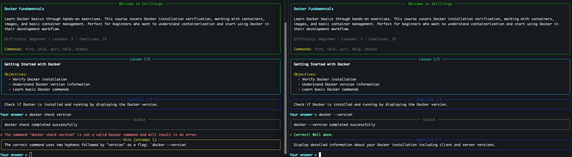 Validation Examples