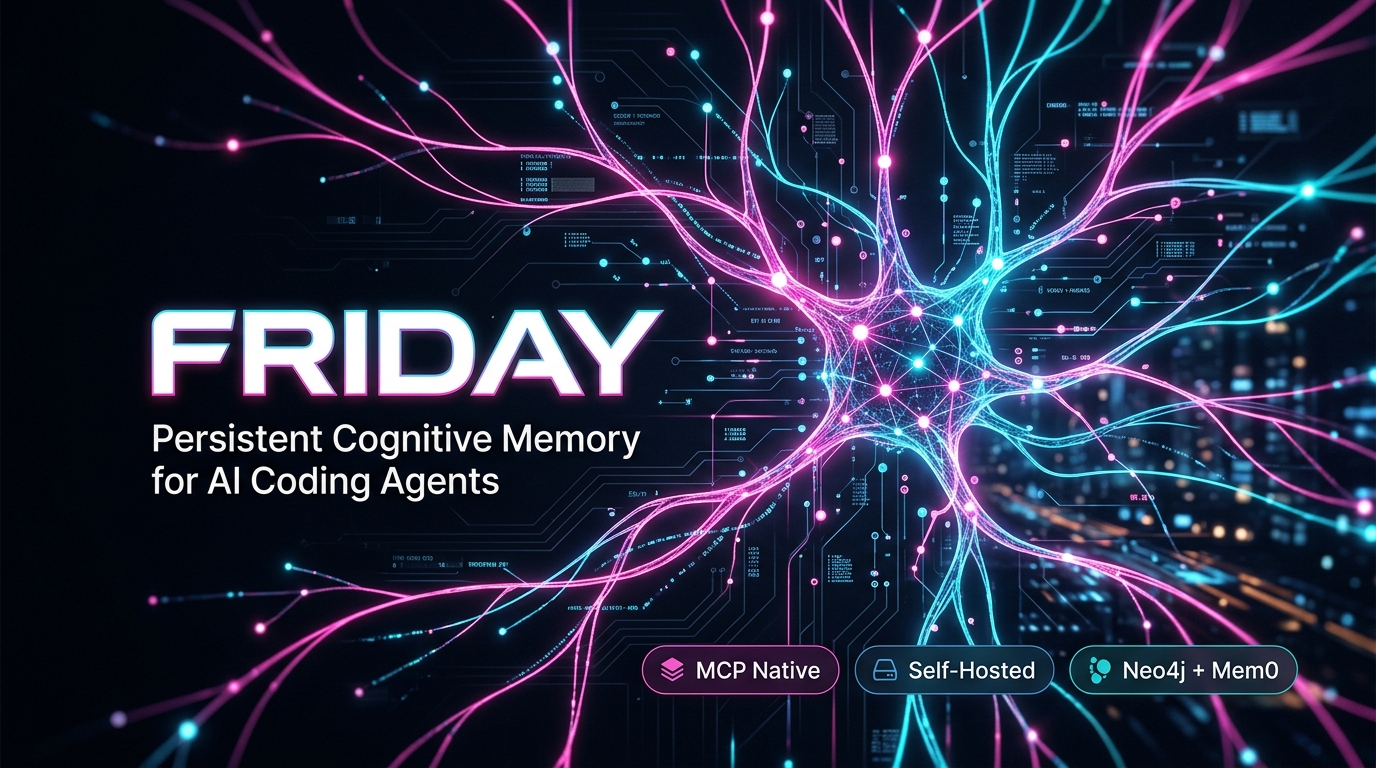 Friday - Persistent Cognitive Memory Layer for AI Coding Agents