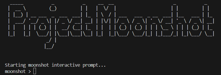 Moonshot cli