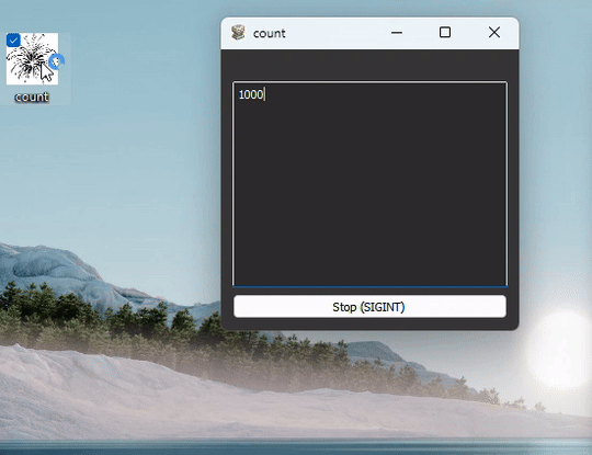 Subprocess Widget