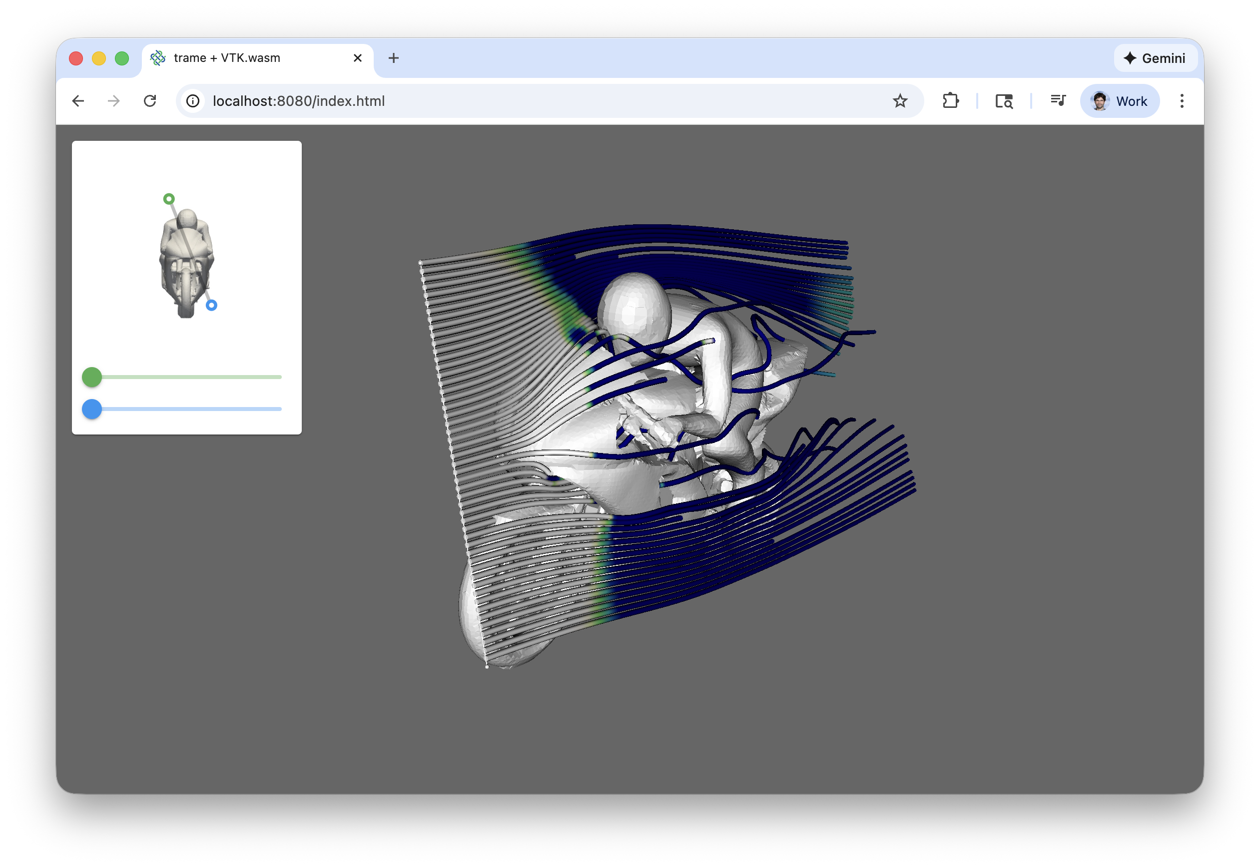 Usage example of trame-vtklocal