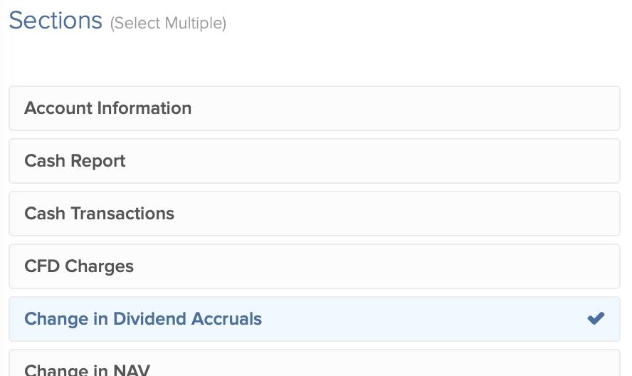 Activity query options