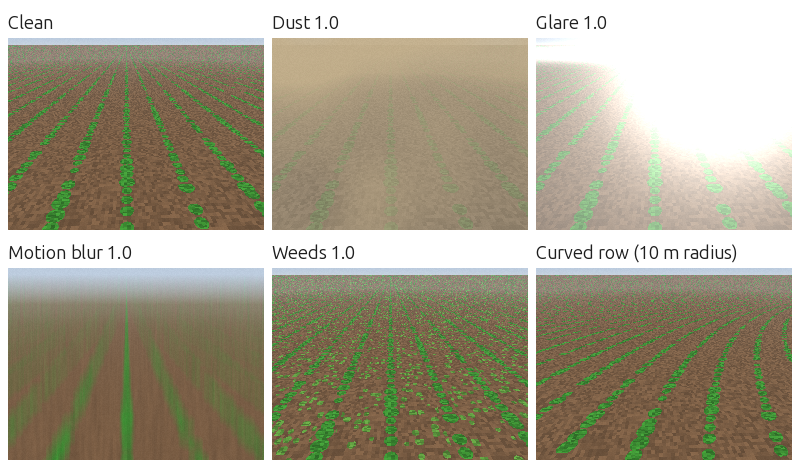 Crop-row conditions