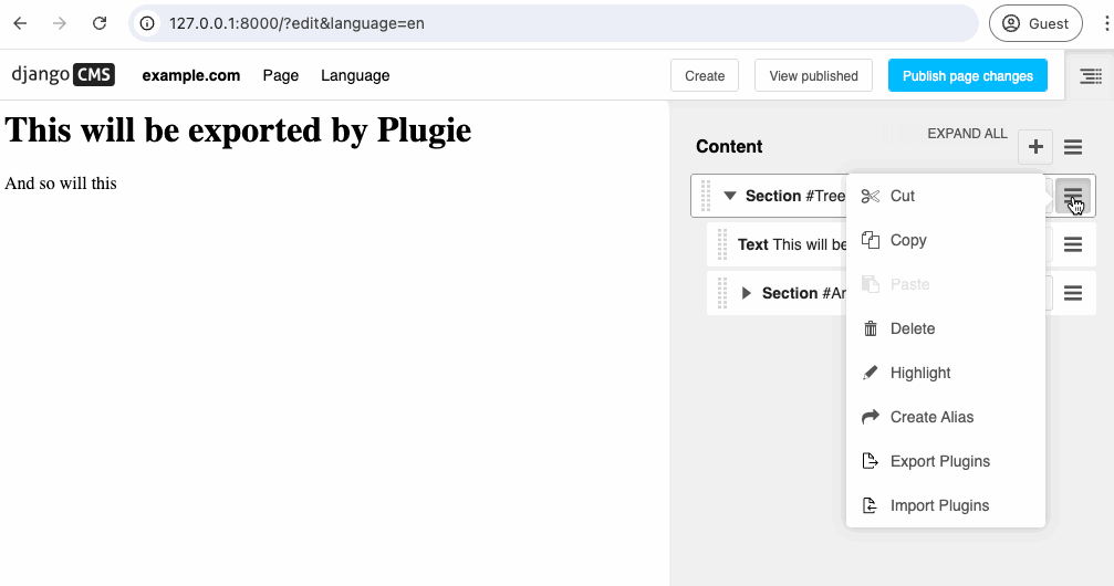 How to Export Plugins