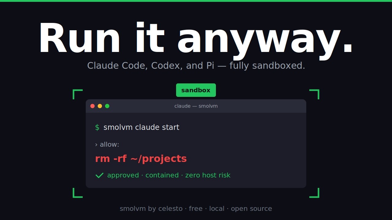 Coding agents in a sandbox