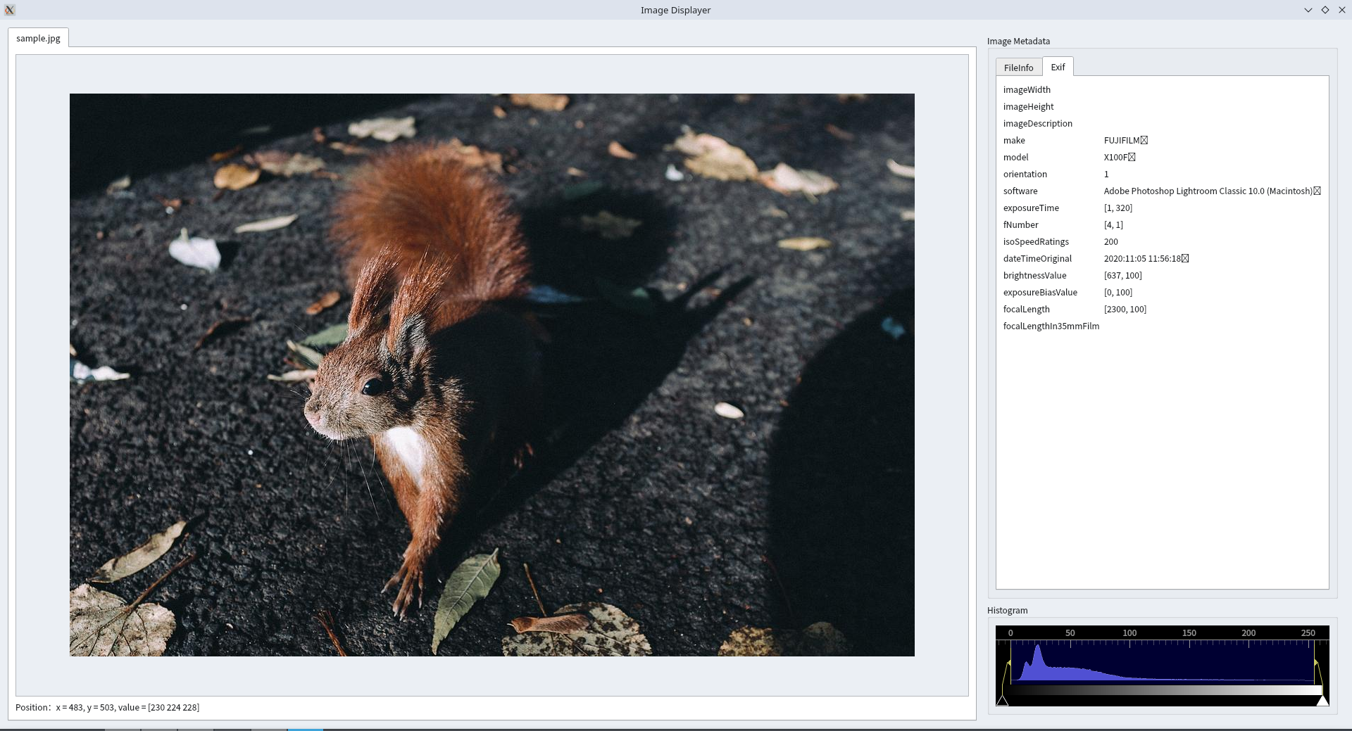 displaye-image GUI