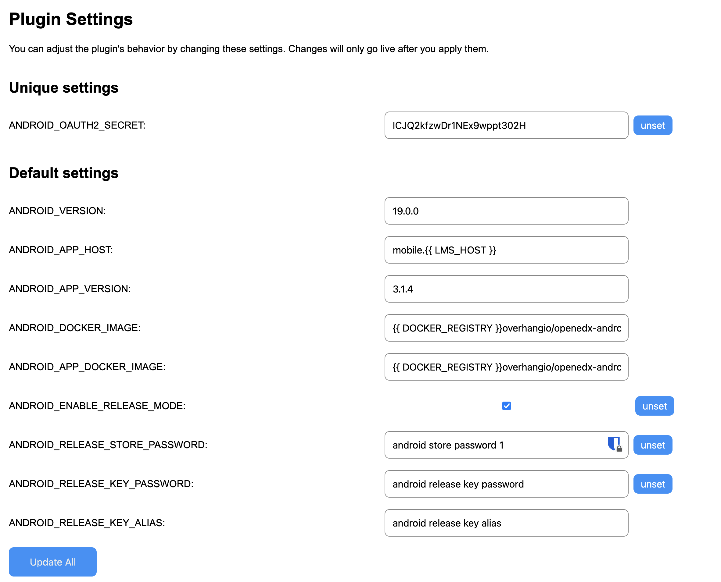 Android Settings Image