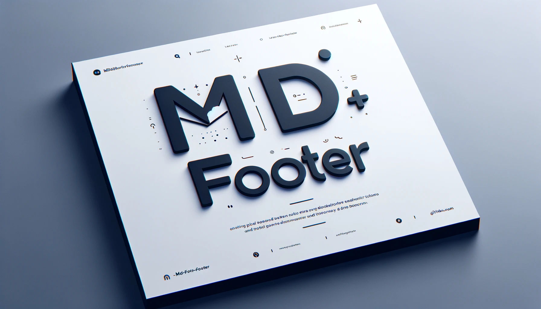 md-footer banner