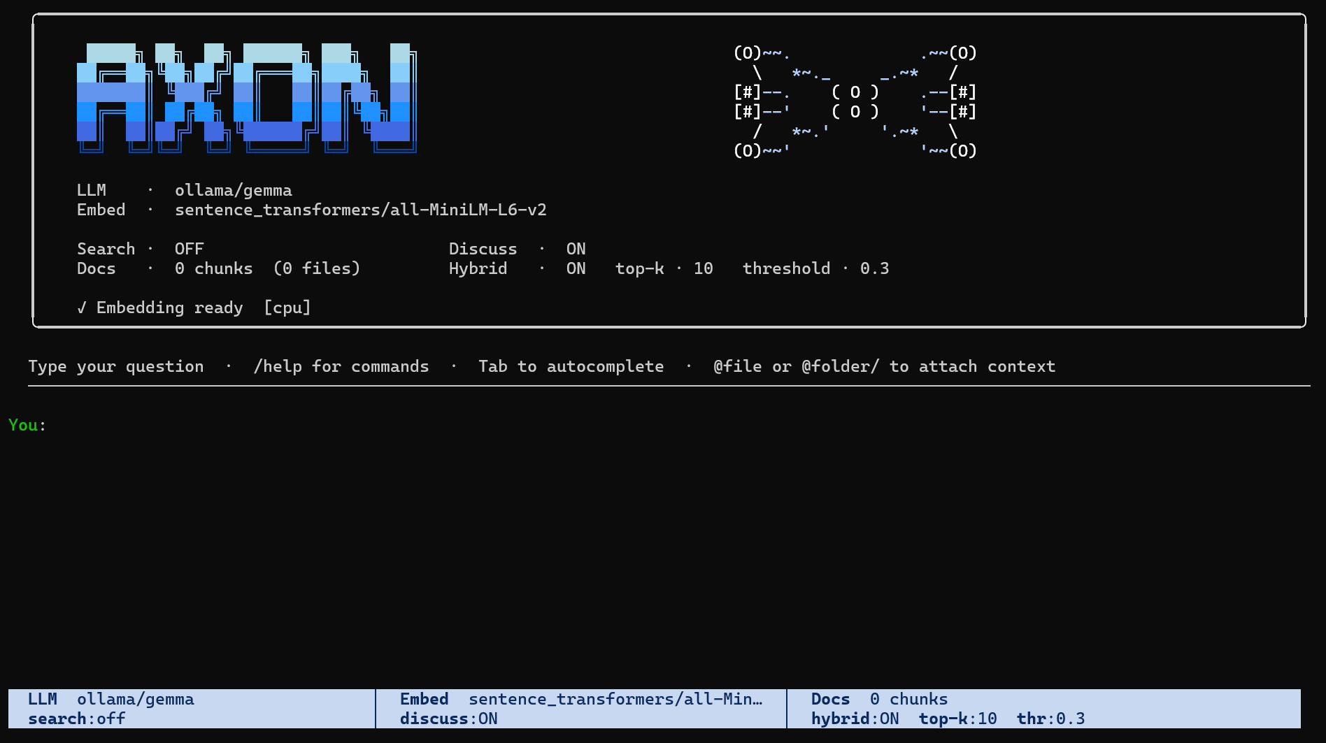Axon REPL startup