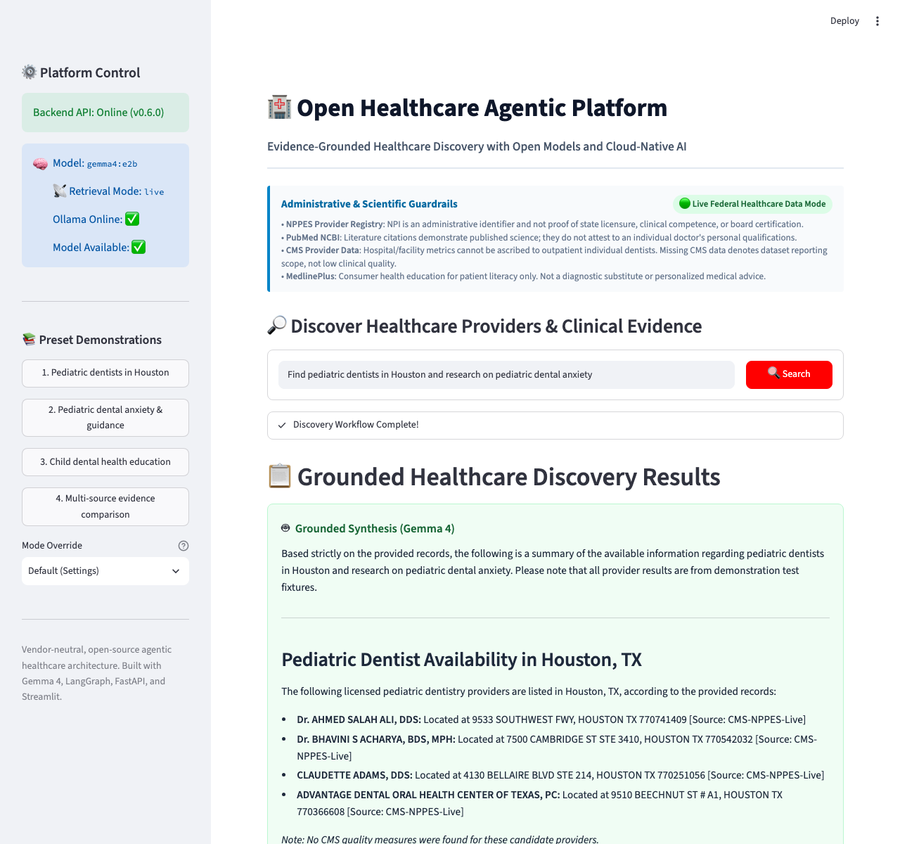 Containerized Grounded Discovery Results