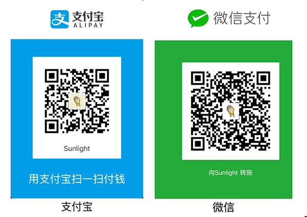 扫码赞助