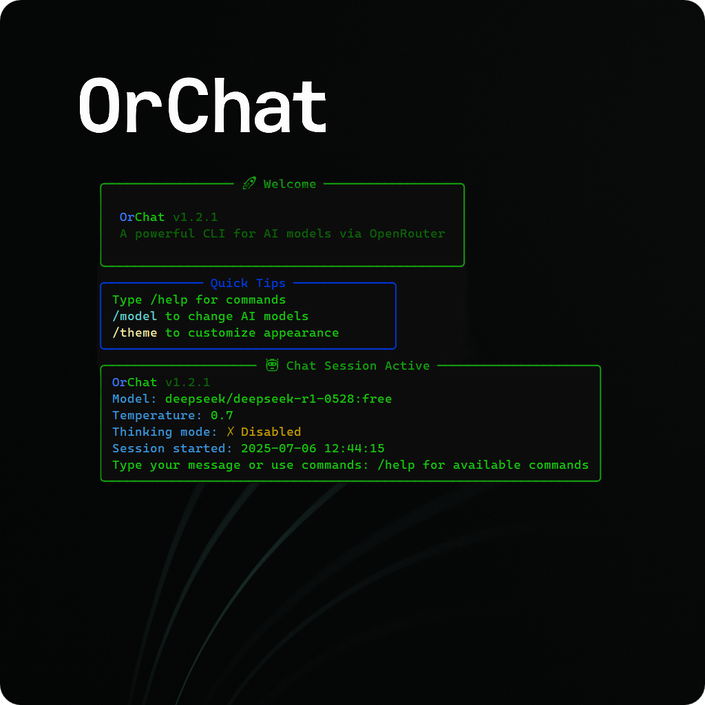 OrChat Interface