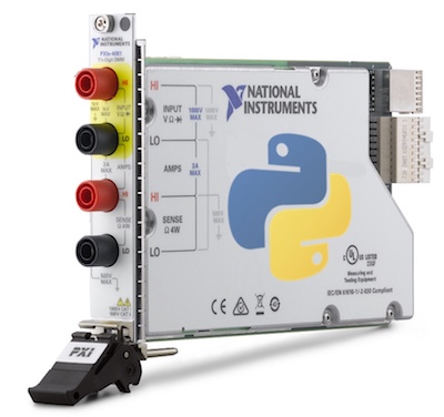 NI Digital Multimeter with Python logo