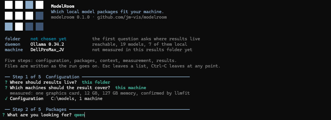 Step 2: the search word