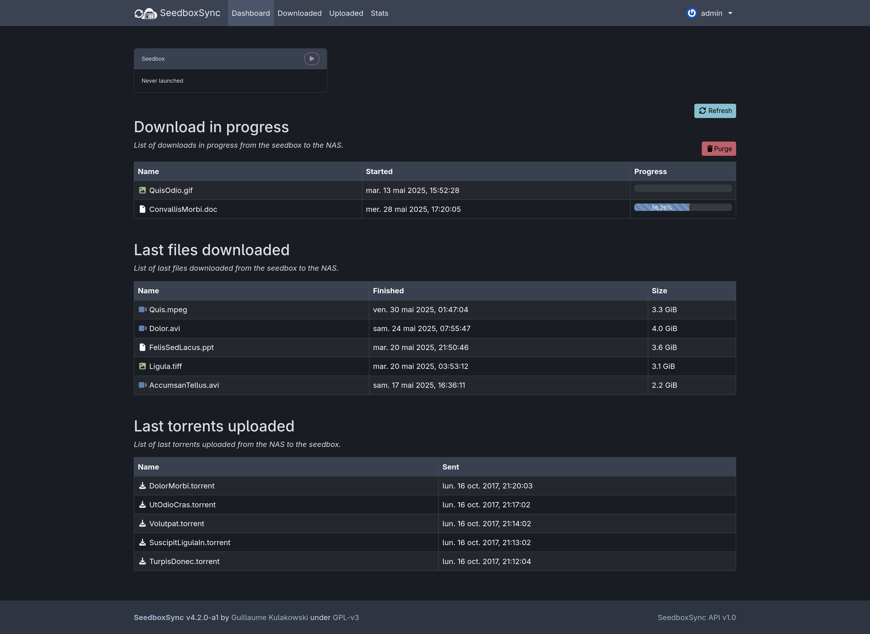 Main page