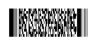 Image of a PDF417 barcode