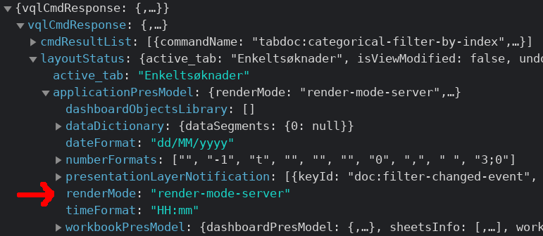 server side render mode