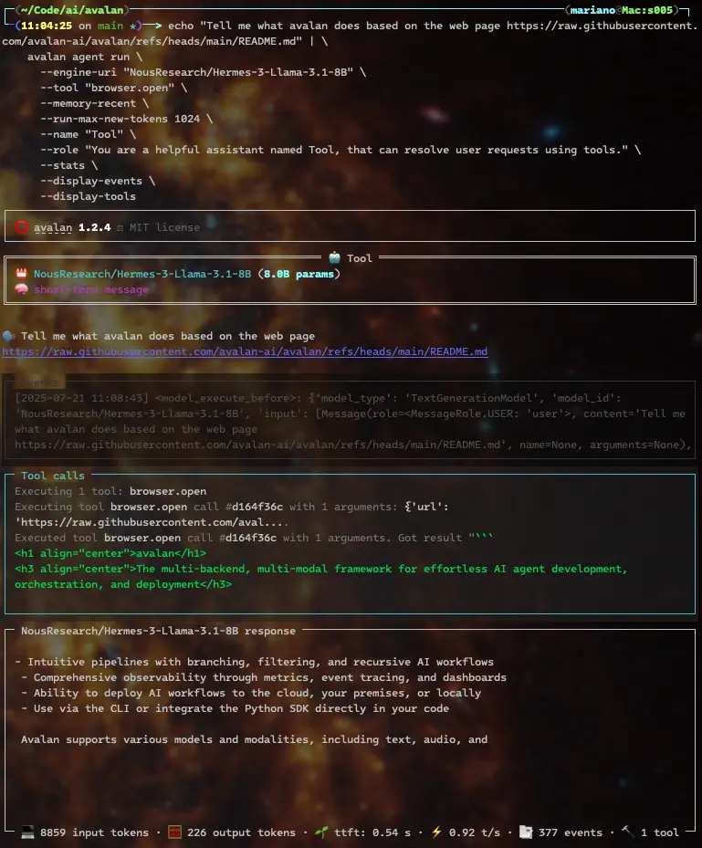ReACT browsing tool usage for real-time information