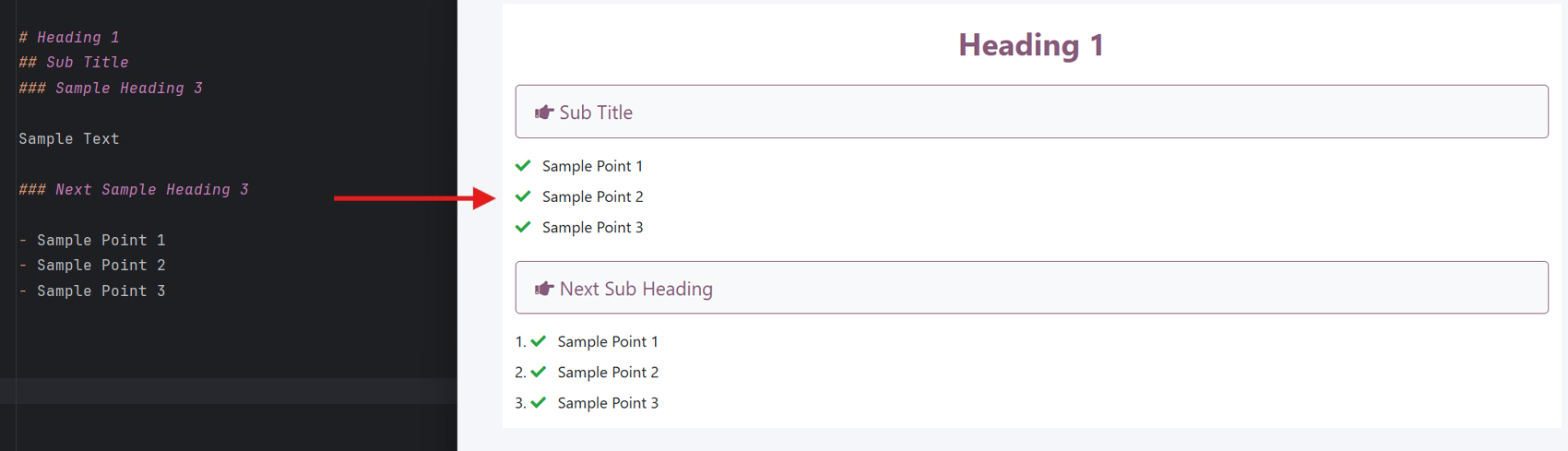Clean Layout Example