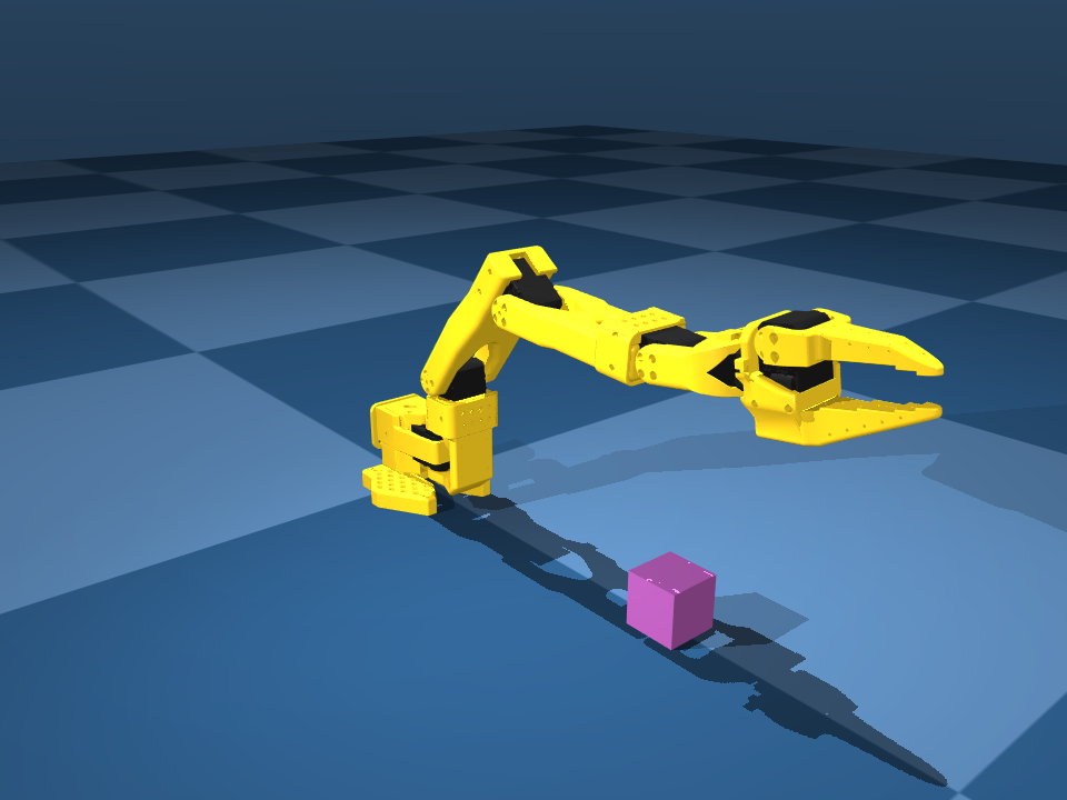 SO-101 pick-cube environment