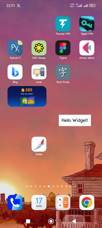 Rounded corners widget